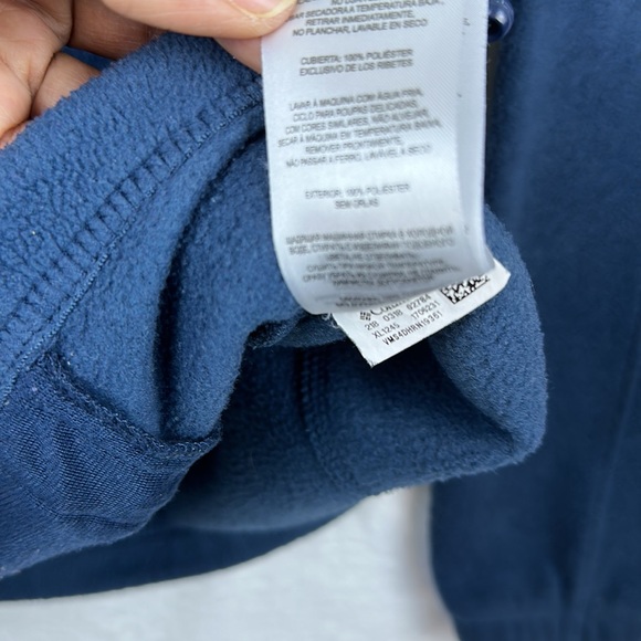 Columbia Men’s Zippered Fleece Jacket Navy Size Large - Picture 6 of 9